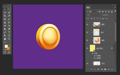 第十二步:新建图层,建立剪切蒙版,加高光,等细节(如图)