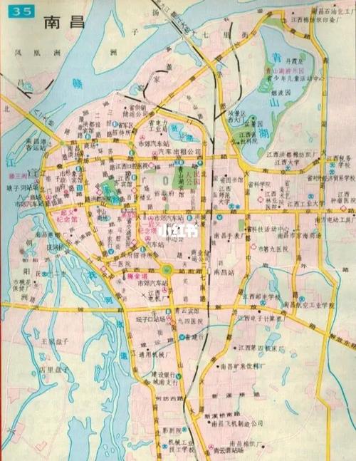 1989年南昌地图_绘画_文化_绘画