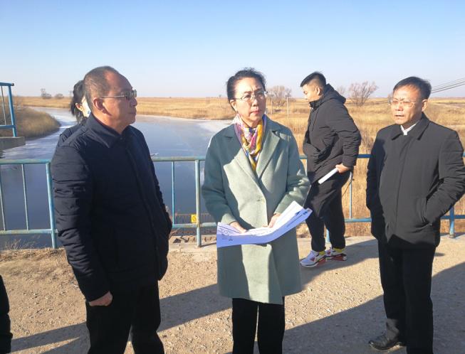 盘锦市市级副总河长,副市长贾洪琳,米金套对绕阳河水污染防治工作开展