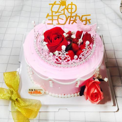 8女神节定制蛋糕 鲜花蛋糕 私房定制 来图定制