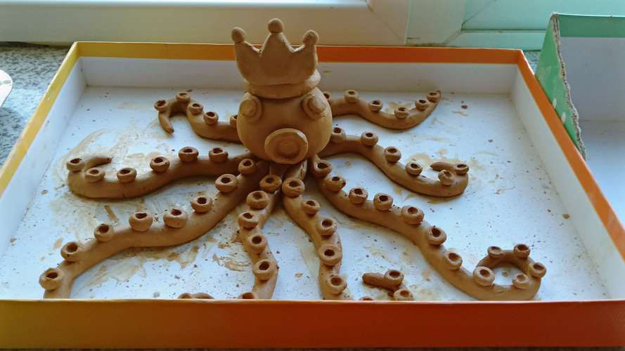 崆峒区实验幼儿园开展教师创意陶泥制作比赛