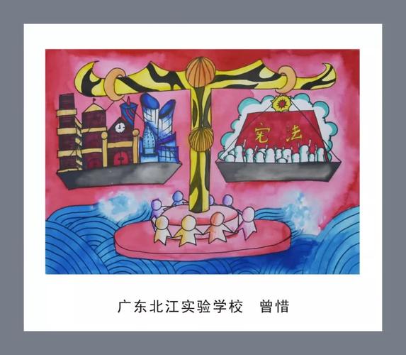 小学组一等奖绘画作品展示