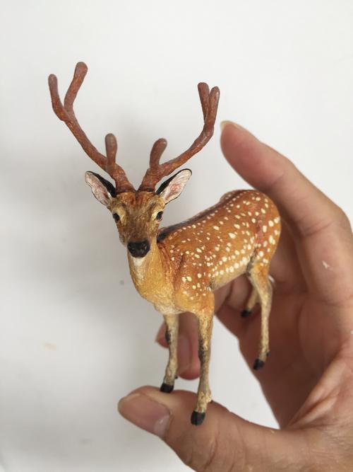 最近完成的一只梅花鹿