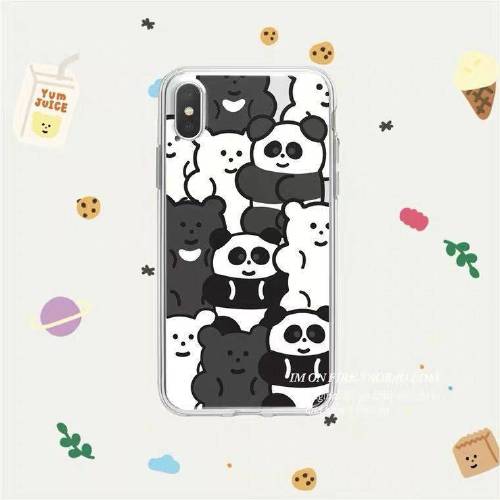 苹果12promax壁纸可爱,苹果壁纸抖音最火高清 iphone12手机壳13熊猫xsmax可爱11pro软7苹果x透明xr女8plus男ins