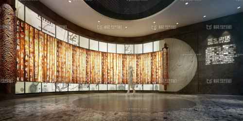 城市规划馆  历史人文馆 博物馆  历史展区 中式展厅 民俗展厅 文史类