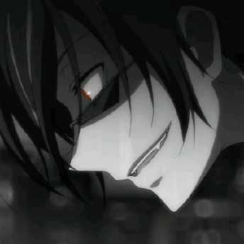 孤独酷的头像男生动漫有字的