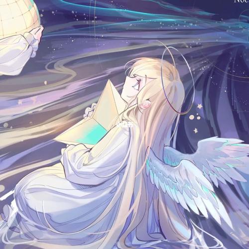 小天使(情头)#情头_情侣头像_情头_素材_头像