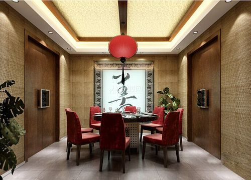 鱼味轩火锅店装修效果图案例