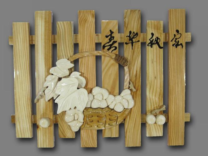 厂家批发木制工艺品!实木清新木板杖手工雕刻画 12种图案