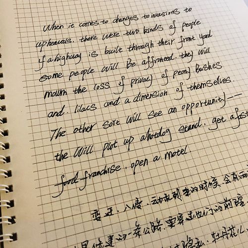 英文意大利临摹斜体硬笔书法美文英语字帖