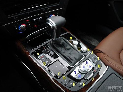 奥迪a6车内功能键图解