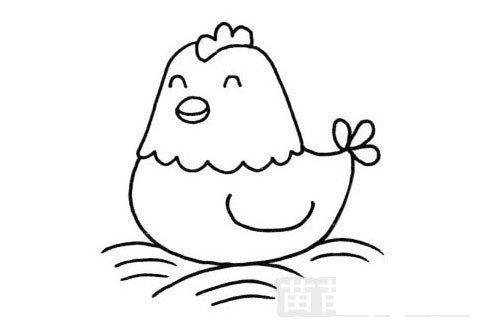 可爱小鸡简笔画图片大全教程