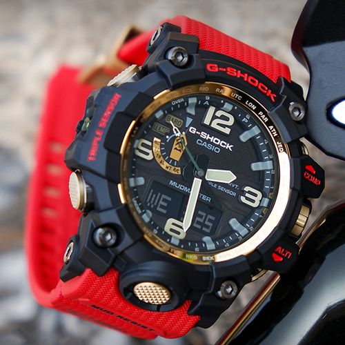 卡西欧手表男大泥王g-shock电波光能运动表gwg-1000gb