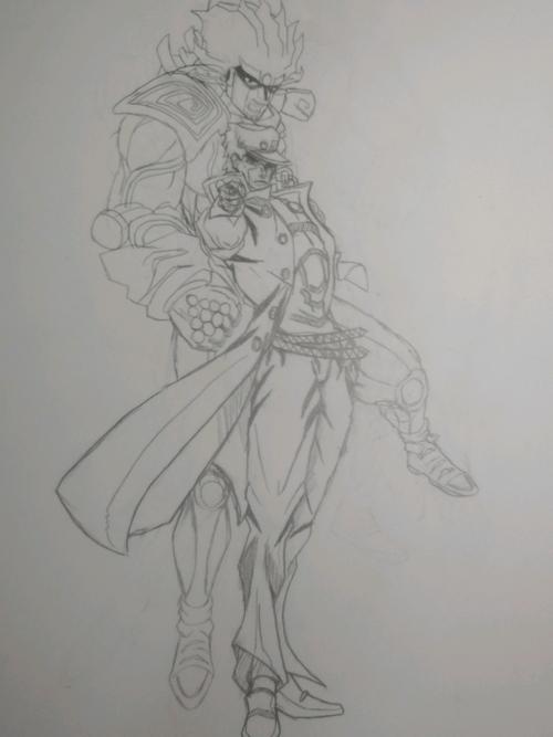 还有无敌的承太郎和他的白金之星