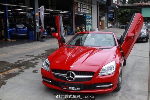 奔驰clk升级剪刀门