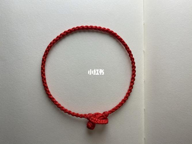 手绳四股辫纽扣结_手绳_兴趣爱好_手工