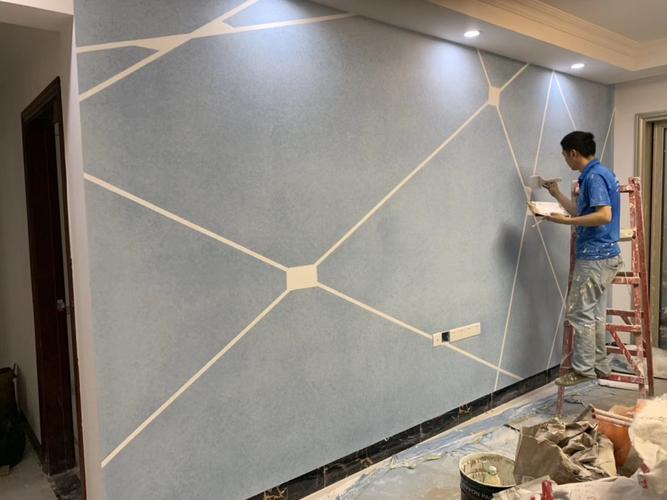 艺术漆背景墙_背景墙_艺术_家居家装_装修