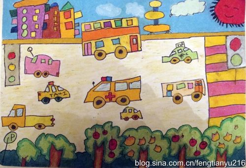 儿子被老师推荐参加世博会的儿童绘画比赛,经过预赛进入了复赛.