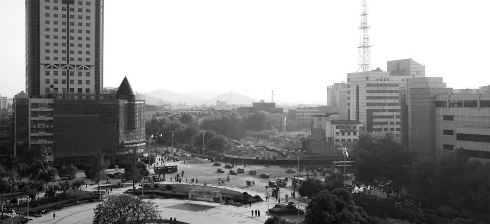 镇江大市口拆迁爆破后—江苏第一爆破现场