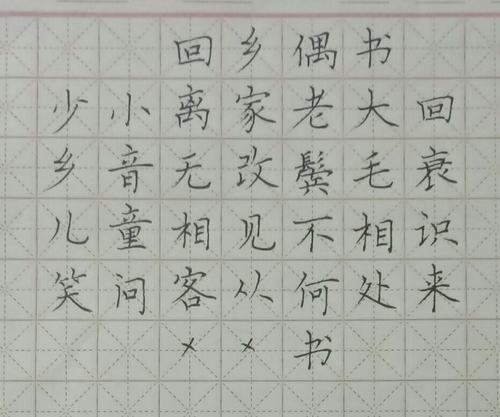 提笔习书 扬传统文化——江山小学居家活动之硬笔书法