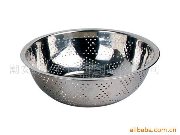 家用金属制品,不锈钢洗米盆,水果盆