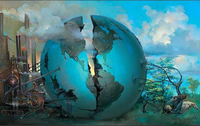 美国超现实主义绘画大师约翰·彼得雷