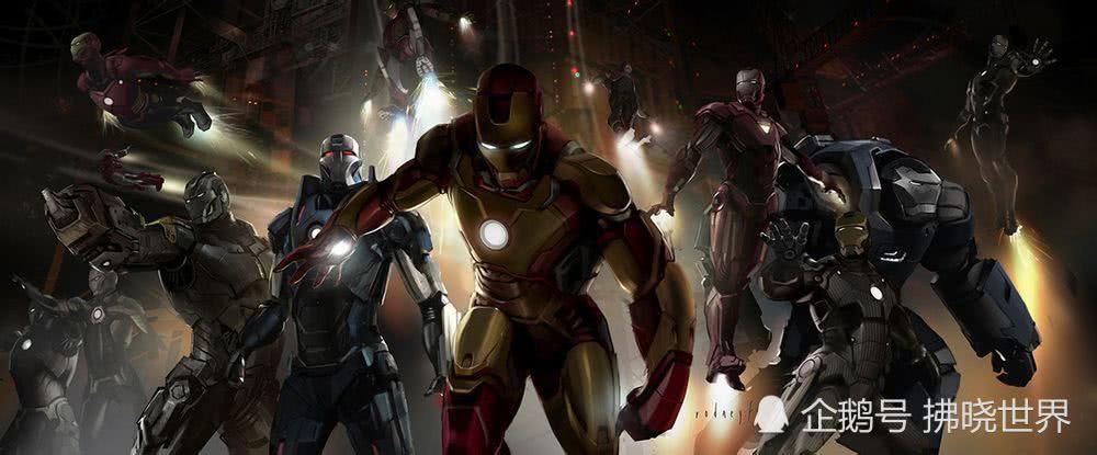 漫威:历代钢铁侠战甲穿戴计时,纳米装甲并非最快,抽水