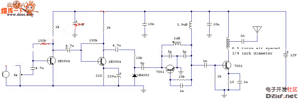发射机原理电路图