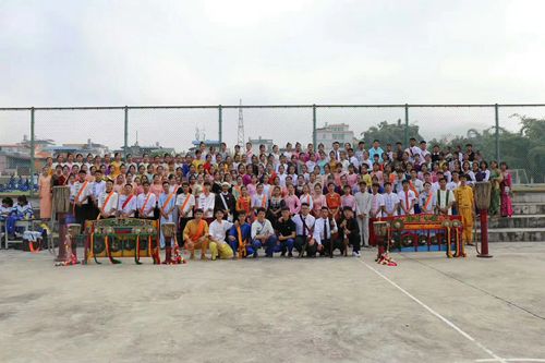 节即将开幕   开幕式结束 下午芒市一中傣协会将举行万人嘎伴光活动