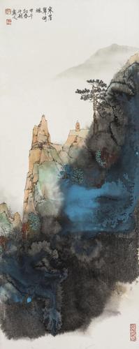 北京画院|牛朝的山水画,意境深幽,丘壑奇巧,气韵俱佳