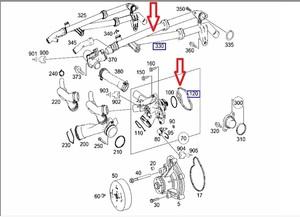 奔驰c200l节温器