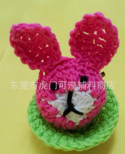 兔子手钩花/毛线钩花(月产量10万个以上)商品大图