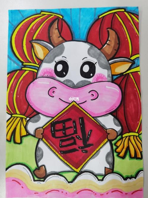 牛年年画①_年画_绘画_人文_绘画