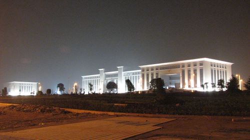 祁阳县政府夜景