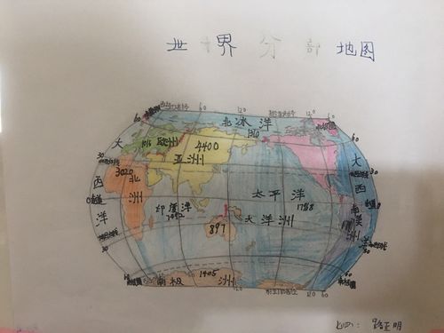 "美丽世界·我的家"——七年级地理手绘地图展