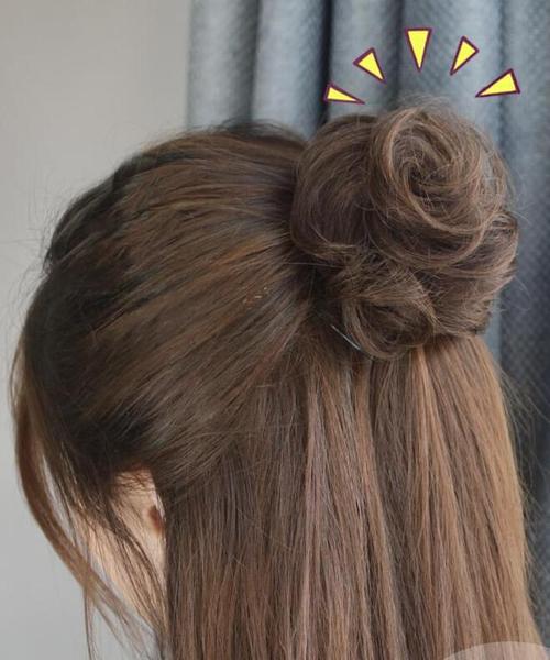 短发适合半丸子头吗