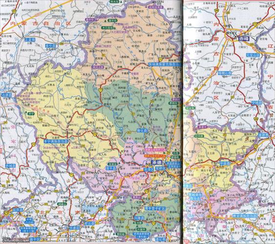 承德市地图高清版