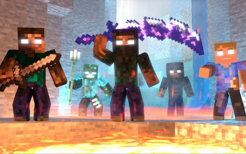 【烦人的村民】黑刀herobrine角色解析