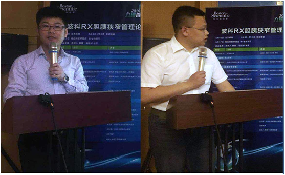 中国医科大学附属一院矫太伟(左),大连大学附属中山医院史力军医生