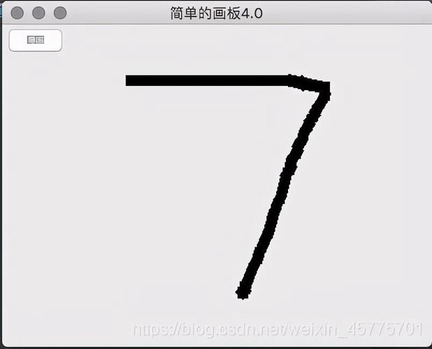 python实现手写体数字图片识别 gui界面 画板数字识别