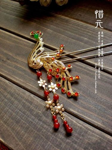 古代公主头饰银色古装头饰套装流苏步摇凤钗凤簪眉心坠汉服配饰亮