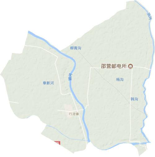 闻集镇高清地形地图,闻集镇高清谷歌地形地图