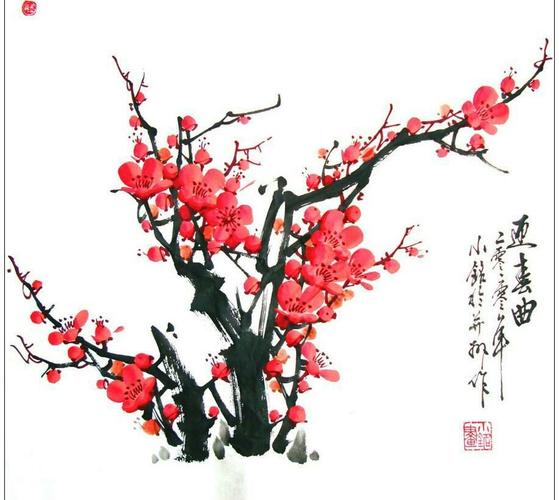 赠蜀中女诗人——半落梅花