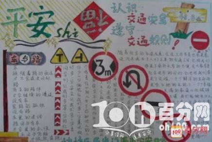 初中生关于安全的手抄报图片大全