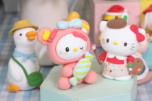 可爱的kitty猫制作kitty猫粘土