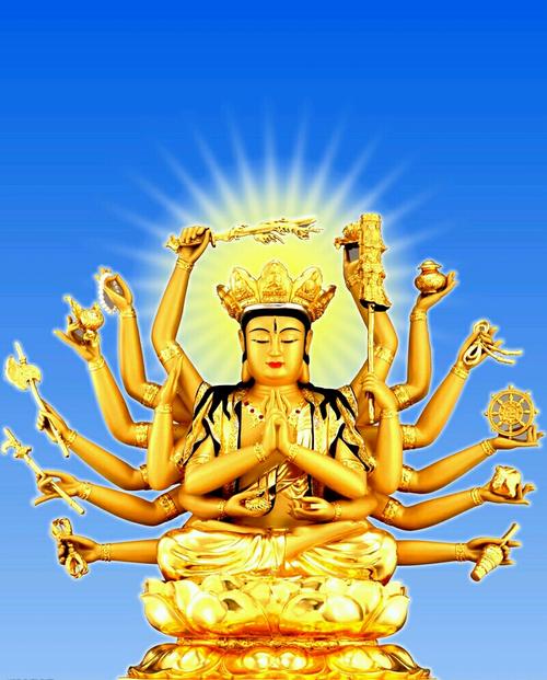分享一些准提菩萨的精美图片