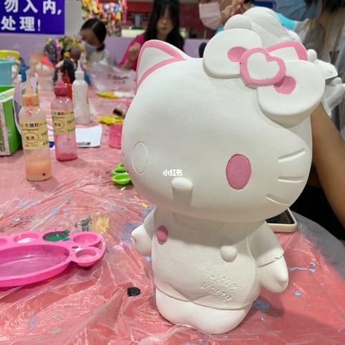做了两个小时的开踢猫太喜欢啦～06#hellokitty石膏像