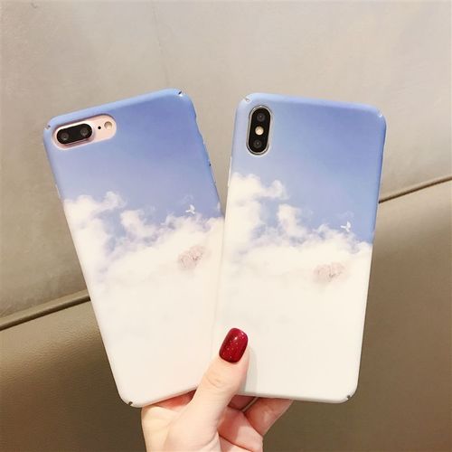 蓝天白云华为畅享9手机壳9s/9plus/10/10plus磨砂mate