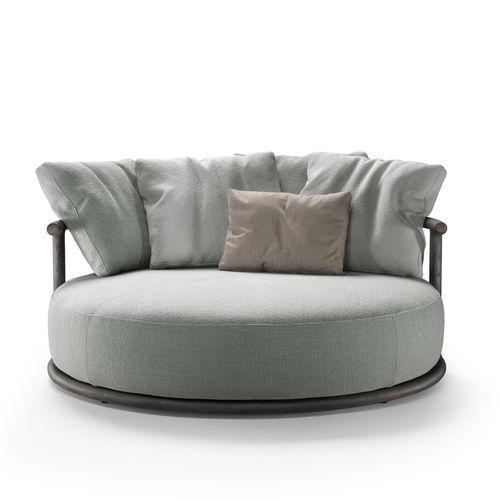 圆形沙发 / 现代风格 / 布料 / 皮质 mood : icaro flexform