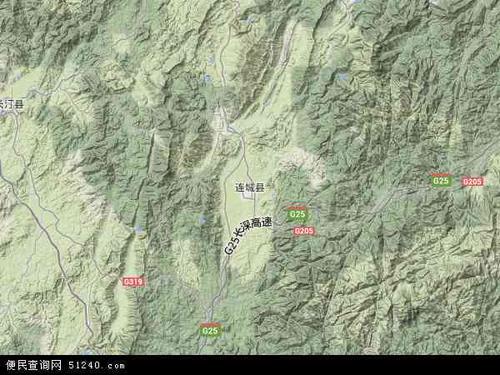 连城县地图 - 连城县卫星地图 - 连城县高清航拍地图